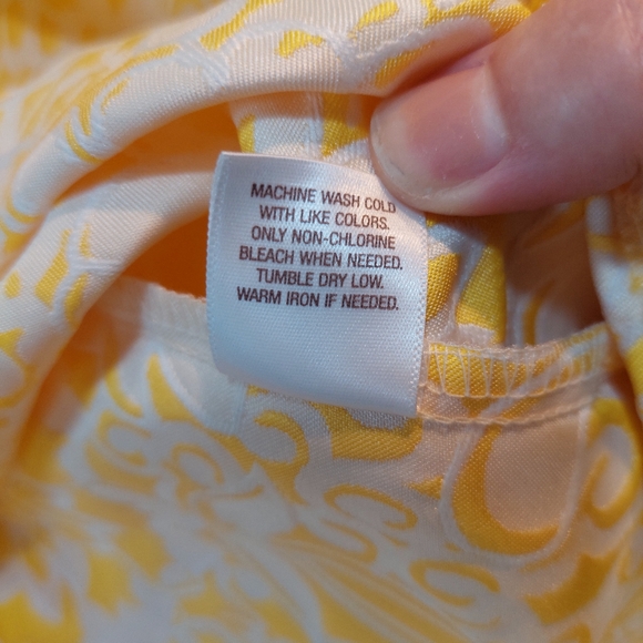 Luxe by Carmen Marc Valvo Yellow Dress sz 6 Sleeveless Cocktail - Picture 2 of 8